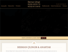 Tablet Screenshot of dermancilingir.com